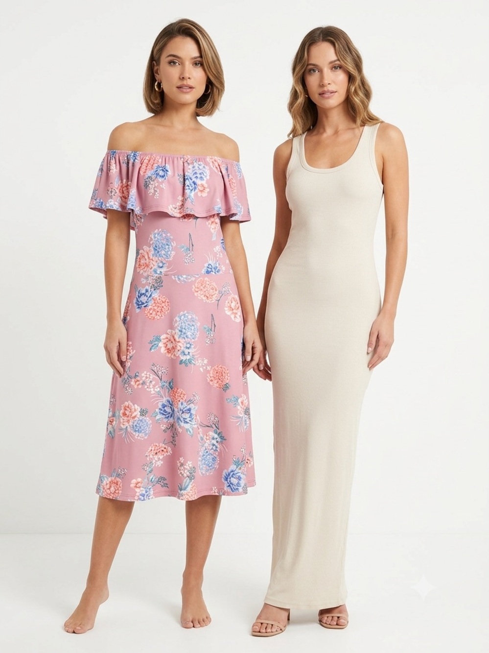DRESS BUNDLE | TWO SUMMER DRESSES MAXI AND MINI